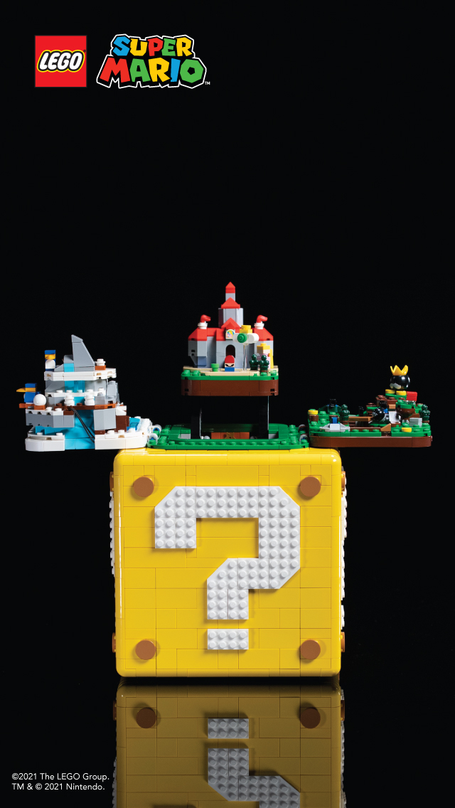 my.nintendo.com/Wallpaper – LEGO Super Mario 64 - Question Mark Block - [2]/LEGO_Super_Mario_64_Q_Block_Wallpaper_2_(640x1136).jpg
